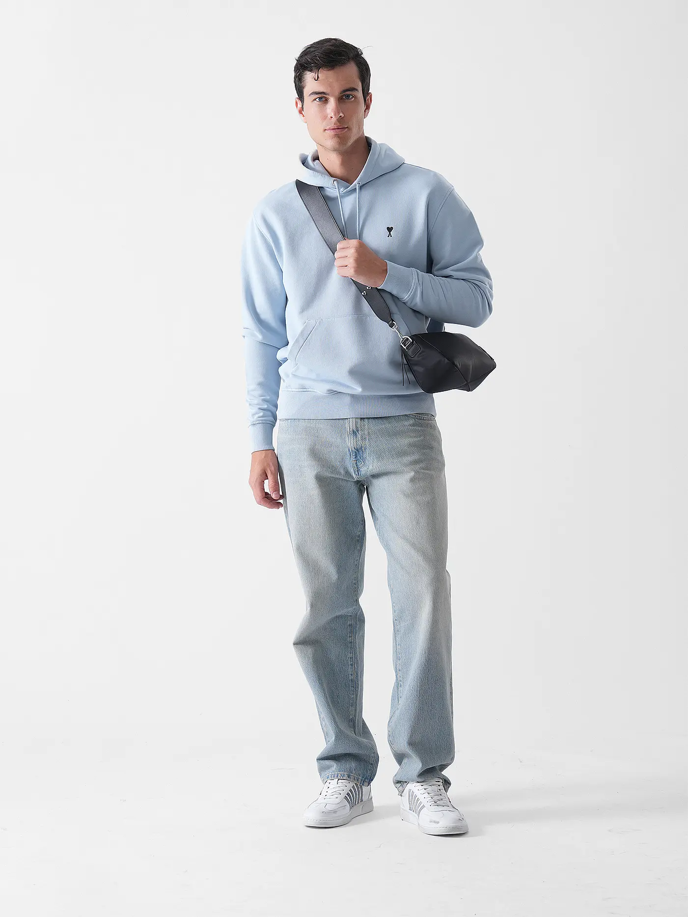 AMI PARIS | Kapuzensweater - Hoodie | hellblau